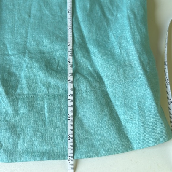 NWT Hobbs London Linen Button Down Shirt Size 2 - Picture 7 of 7